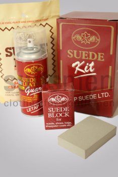 Leather suede guard kit