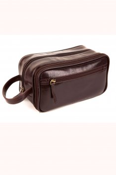Woodland Leather Leather Wash Bag from Woodland Leather
