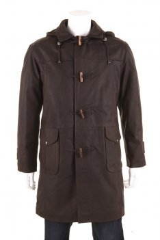 Woodland Leather Mens Duffle Coat