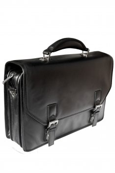 Woodland Leather Nappa Leather Briefcase