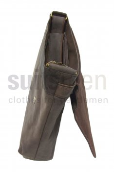Woodland Leather Suede Leather Mens Bag