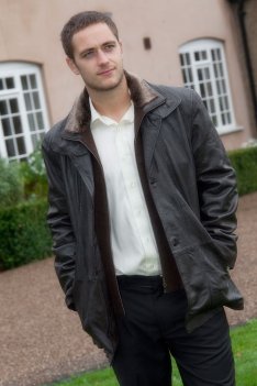 Woodland Leather Thick, Zip and Button Fur Collar Jacket