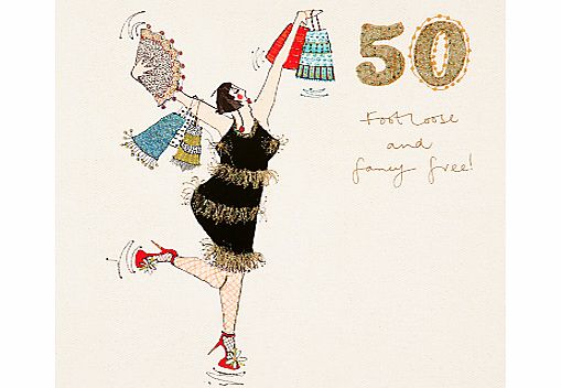 Woodmansterne 50th Birthday Card