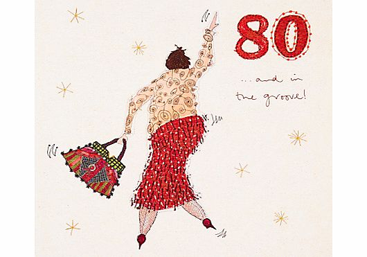 Woodmansterne 80th Birthday Card