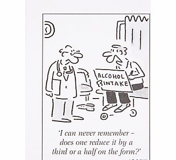 Woodmansterne Alcohol Intake Greeting Card