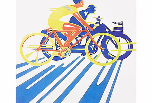 Woodmansterne Bicycle Next to Motorcycle