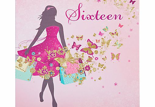 Woodmansterne Dazzling 16th Birthday Card