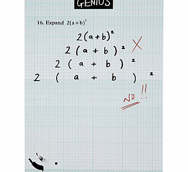 Woodmansterne Expanding Equations Greeting Card
