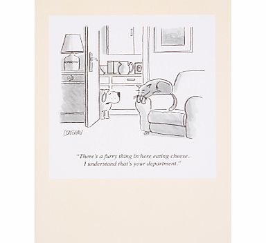 Woodmansterne Furry Thing Greeting Card