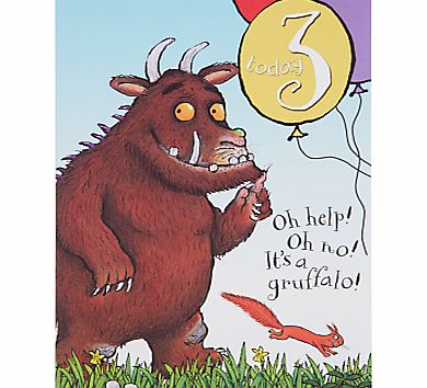 Woodmansterne Gruffalo 3th Birthday Card