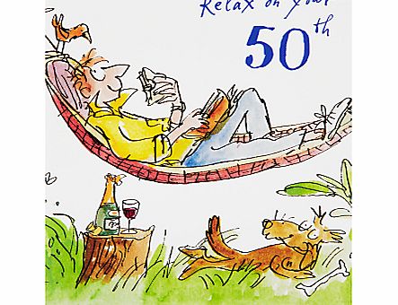 Man Lying in Hammock 50th Birthday