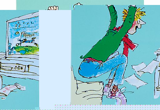 Woodmansterne Man Watching Football Birthday Card