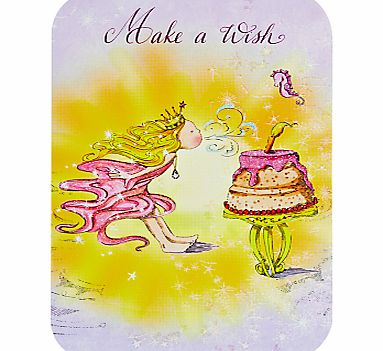 Woodmansterne Princess and Big Cake Birthday Card