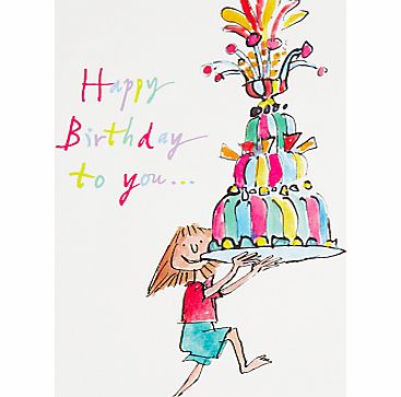 Woodmansterne Quentin Blake Jelly on a Plate