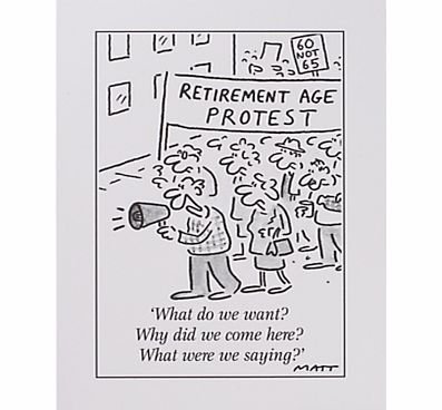 Woodmansterne Retirement Age Card