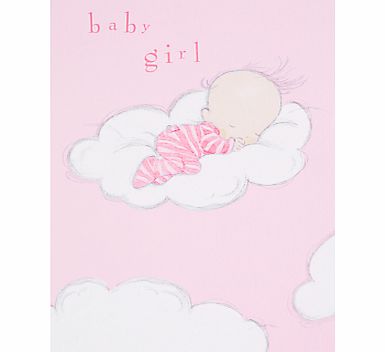 Woodmansterne Sleeping on Fluffy Cloud New Baby