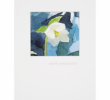 Woodmansterne Thinking Hellebore Sympathy Card