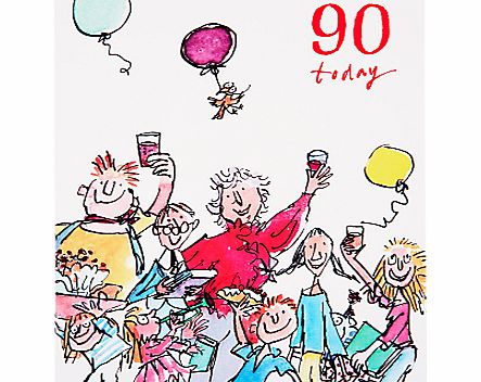 Woodmansterne Toasting 90th Birthday Card