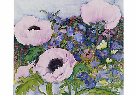 Woodmansterne Watercolour Poppies Greeting Card