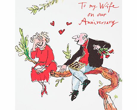 Woodmansterne Wife Anniversary Card