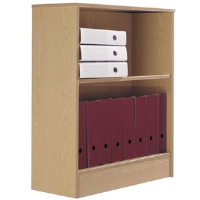 Impact 18mm Desk High Bookcase 1800 high 1 shelf