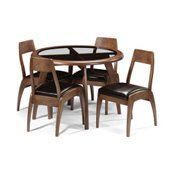 Woodways Imperia - Dark Oak Veneer Circular Dining Table