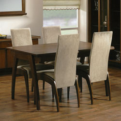 Woodways Imperia - Dark Oak Veneer Extendable Dining Table
