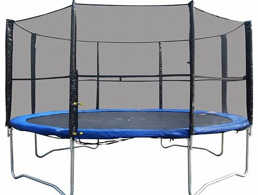 Woodworm 10ft Trampoline With Safety Net Enclosure - Ladder - All Weather Cover