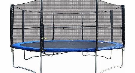 Woodworm 6ft Trampoline With Safety Net Enclosure - Ladder - All Weather Cover