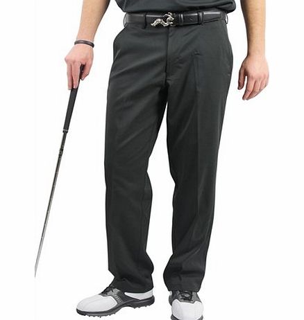 Woodworm DryFit Flat Front Golf Trousers Black 3433