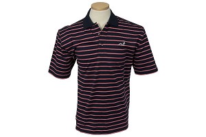 Woodworm Mens Double Mercerised Pima Stripe Polo