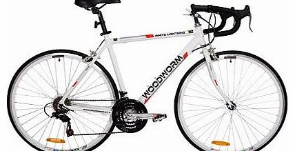 Woodworm White Lightning Road / Racing Bike - White
