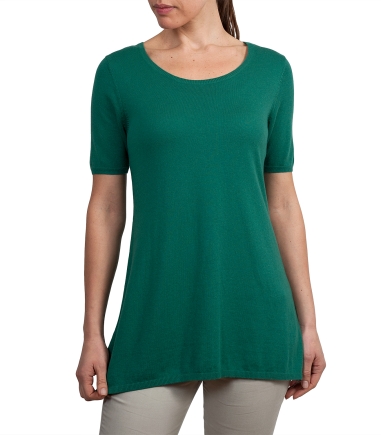 Wool Overs Silk Cotton Womens A Line T-Shirt Top