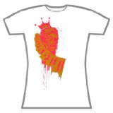 Woolleyhatshop Rockett - Zombie King Tee /Skinny Fit Medium (UK 10 - 12)