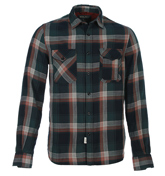 Woolrich Cabin Navy, Red and Grey Check Field