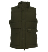 Woolrich Green Padded Gilet