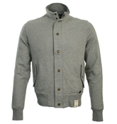 Woolrich Grey Full Zip Sweatshirt