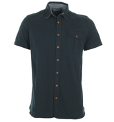 Woolrich Military Navy Polo Shirt