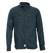 Woolrich Stag Denim Look Shirt