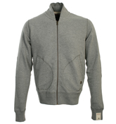 Woolrich Uphill Grey Full Zip Sweatshirt