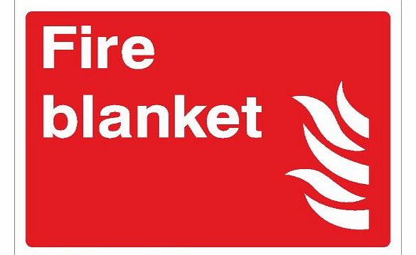 WOOTTON INDUSTRIES LIMITED 200mmx150mm Fire Blanket (Self Adhesive Sticker Label Sign)