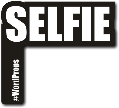 SELFIE Photo booth prop