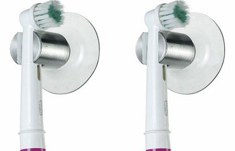 Toothbrush holders (2 units) for electric toothbrushes