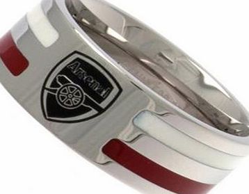 World Centre Sales Arsenal Colour Stripe Crest Band Ring -