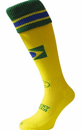 World Cup Accessories  Brazil World Cup Football Socks