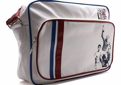  Spirit of 66 Retro Messenger Bag - White