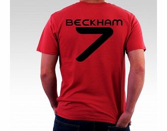 World Cup Beckham 7 Red T-Shirt Large ZT