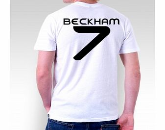 World Cup Beckham 7 White T-Shirt Large ZT