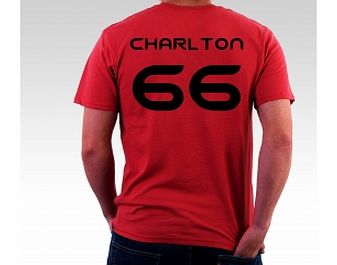 World Cup Charlton 66 Red T-Shirt Large ZT