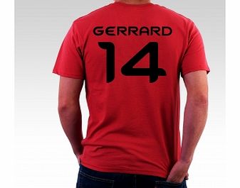 Gerrard 14 Red T-Shirt Small ZT